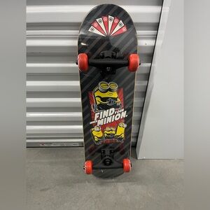 Minions Skateboard with Red Wheels